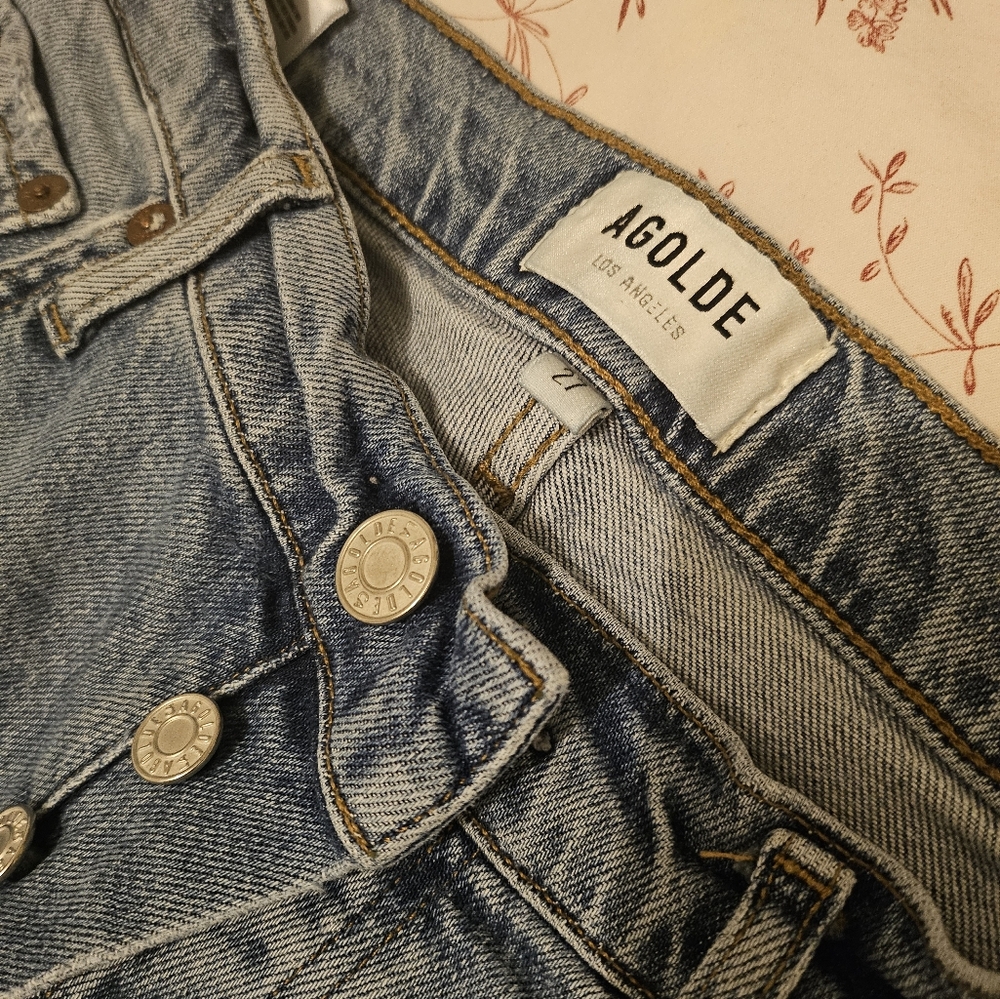 AGOLDE Women's Blue Jeans